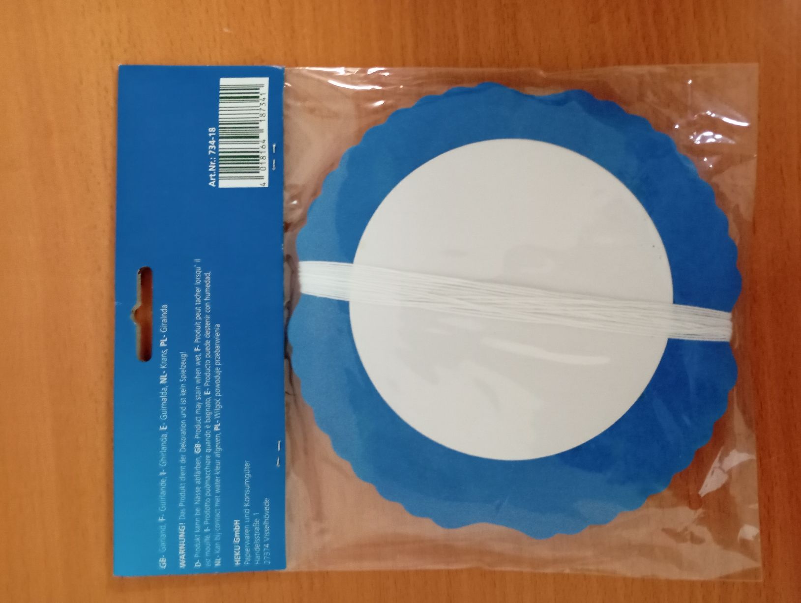 Tutte le decorazioni: Oktoberfest Girlande blau/ weiss – Nuovo e nell'imballaggio originale da Winterthur venduto da pjuma01 1