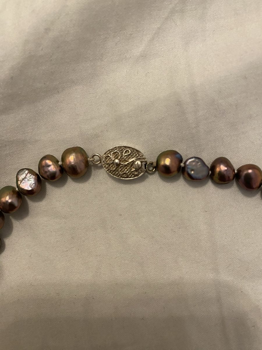 Ketten: Vintage Steinkette mit Silber verschlus – Gebraucht aus Pfungen von Sheki56 1