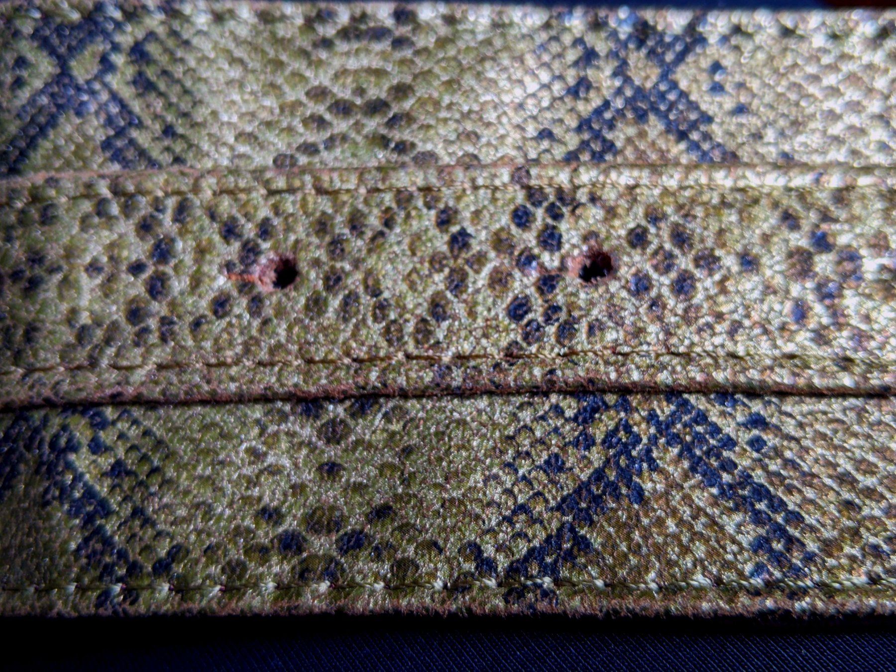 Gürtel: Ceinture or-bronze-marron imprimé serpent – Neu (gemäss Beschreibung) aus Petit-Lancy von lilycerise 2