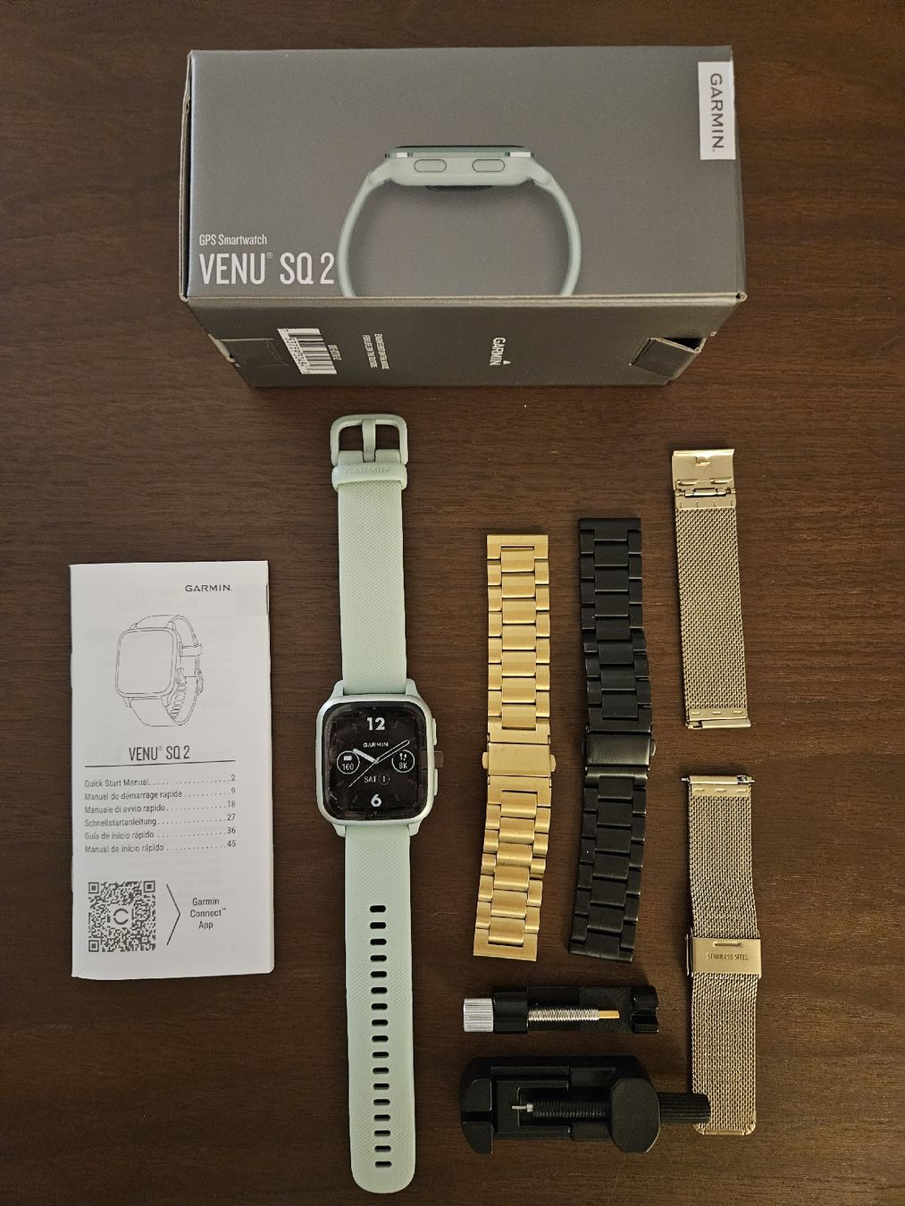 Garmin Smartwatch: Garmin Venu Sq2 Mint – Usato da Rothrist venduto da Monadal