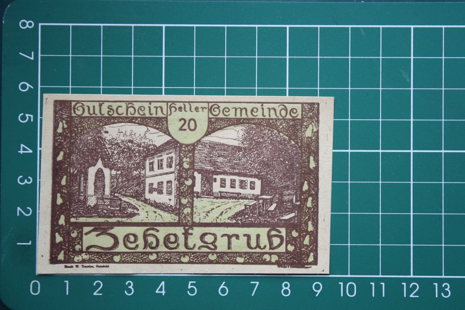 Banconote: currency voucher austria zehetgrub 20 heller 1920 – Usato da Laupen BE venduto da Gufi57