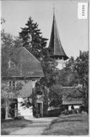 Aeschi - Kirche und Pfarrhaus - Photo: E. Gyger