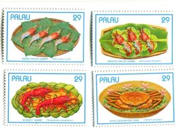 Briefmarken "Gastronomie". Palau.