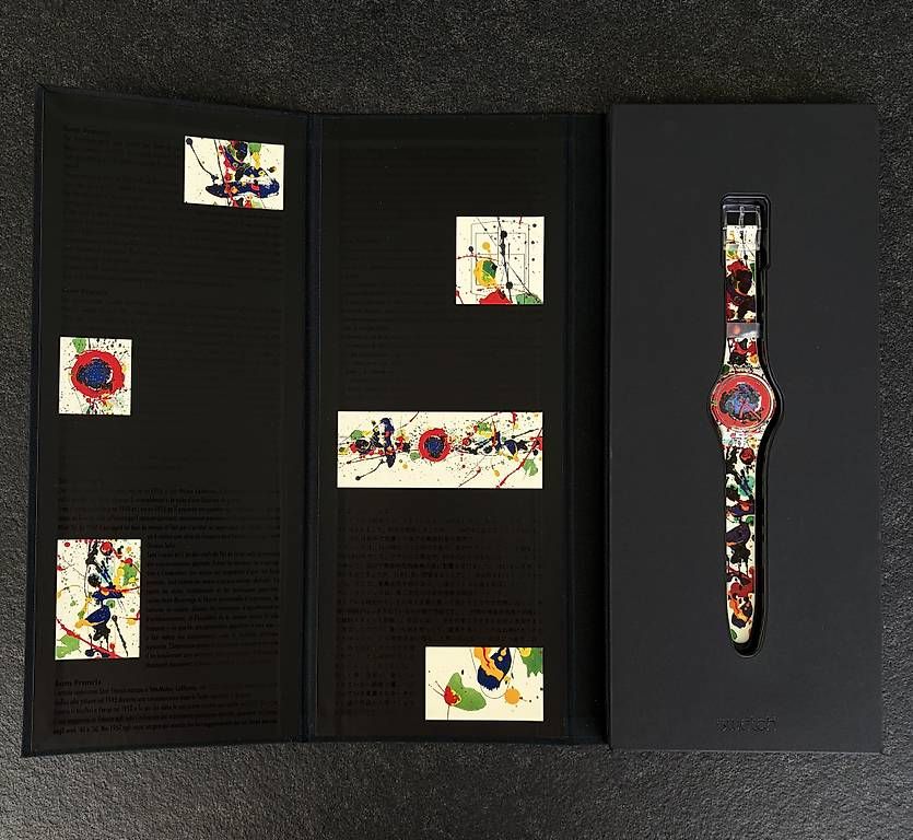 Swatch Orologi: Swatch Sam Francis 1992 GZ123 | Ungeöffnet / Full Set – Nuovo e nell'imballaggio originale da Gümligen venduto da NicolasScheidegger 1