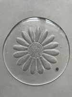 Glasplatte Dartington, ca. 26 cm