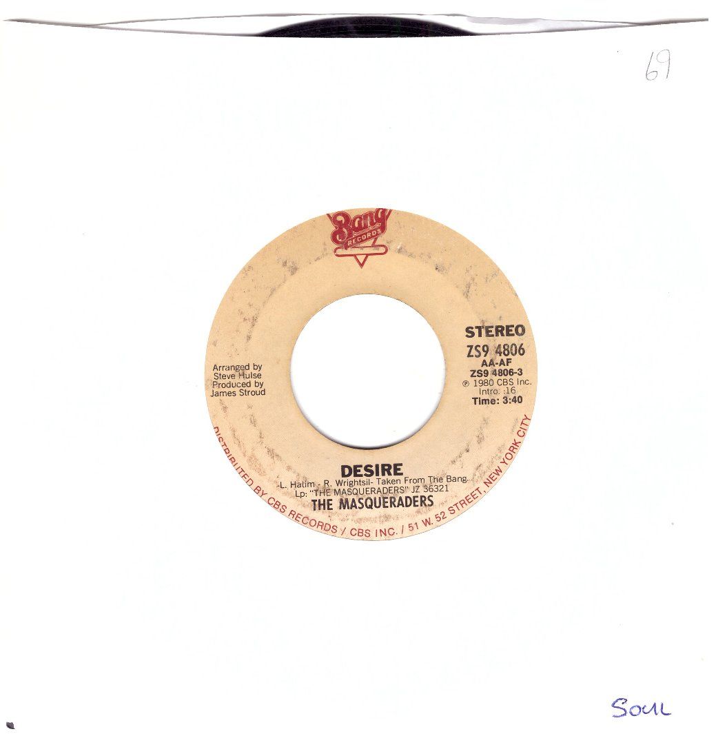 Dischi in vinile: THE MASQUERADERS – Usato da Bassersdorf venduto da house-of-vinyl