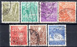 1934 LANDSCHAFTSBILDER SERIE GESTEMPELT - AX206