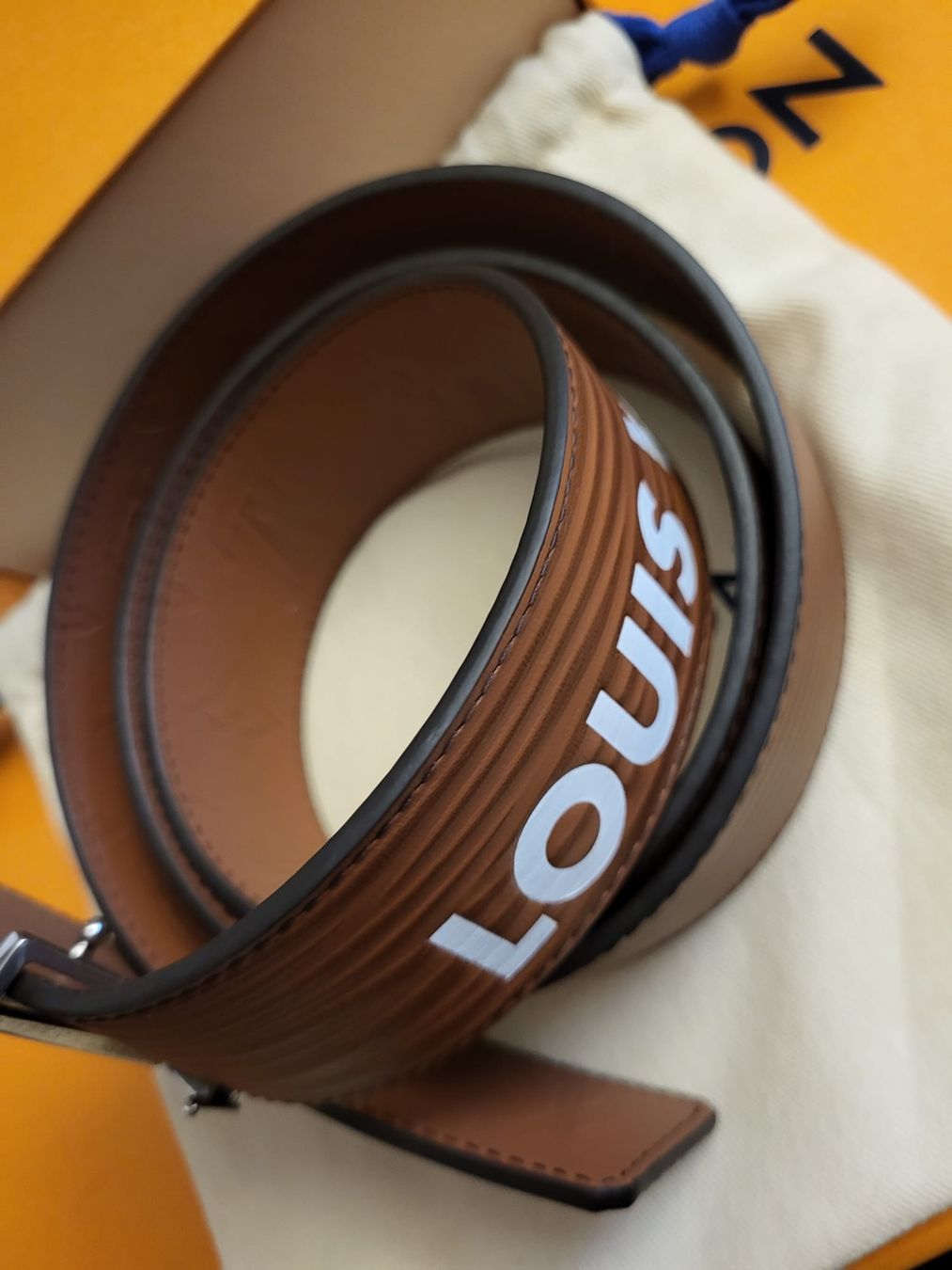 Louis Vuitton Cinture: Louis Vuitton Gurt – Nuovo (secondo la descrizione) da Gattikon venduto da lavric_d 3
