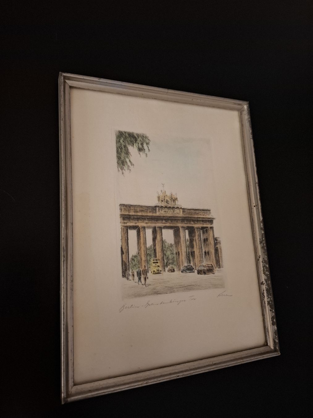 Foto & Immagini: Bild "Brandenburger Tor" im Rahmen – Usato da Lütisburg venduto da amerika123