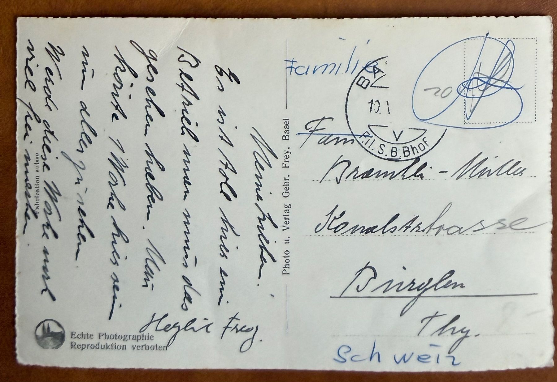 Cartoline postali: Basel - Tram - Schweizer Mustermesse - AK – Usato da Lutry venduto da Ediego 1