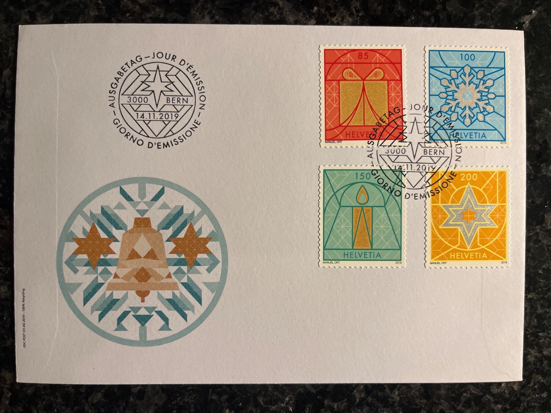 Tutti i francobolli: FDC 2019 Sondermarken  mit geänderter Eckzahnstanzung – Nuovo (secondo la descrizione) da Freidorf TG venduto da ern_7s68