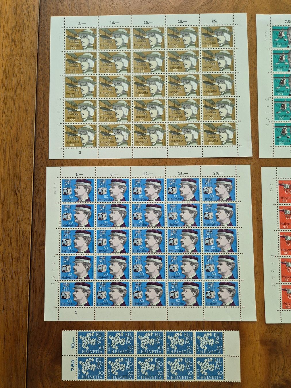 Tous les timbres: Frankaturware 100 CHF. GRATISLIEFERUNG ! – Neuf (Voir description) à Horgen par frankatur 1