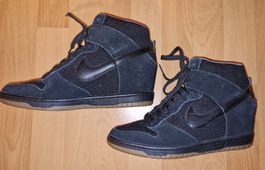 Nike Dunk Sky Hi Damen Sneaker Schwarz Gr. 40