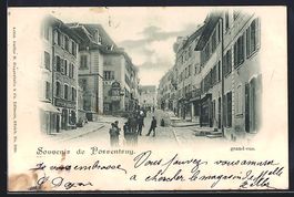 AK Porrentruy, Grand-rue, Strassenpartie