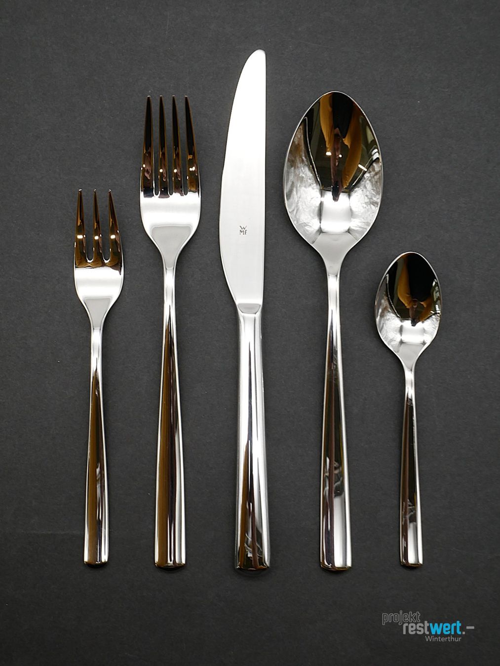 WMF Bestecksets: WMF Besteck-Set Boston 30-teilig, Edelstahl – Neu (gemäss Beschreibung) aus Winterthur von Restwert_Winterthur 1