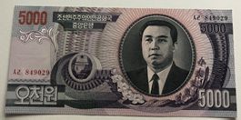 Korea 5000 Won 2002 Neuwertig