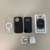 AB 1Fr. | iPhone 14 Pro, Space Black, 256Gb + Zubehör 