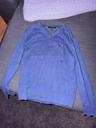 Neuwertiger Tommy Hilfiger Pullover - Blau Grösse L