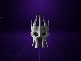 Masken Skulptur – Dark Art Deko