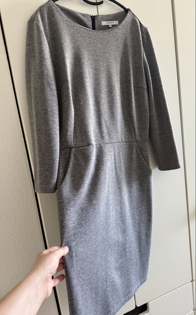 Vestiti: Kleid Grau – Gr. 40, mit Taschen – Usato da Thalwil venduto da mar_pvv8