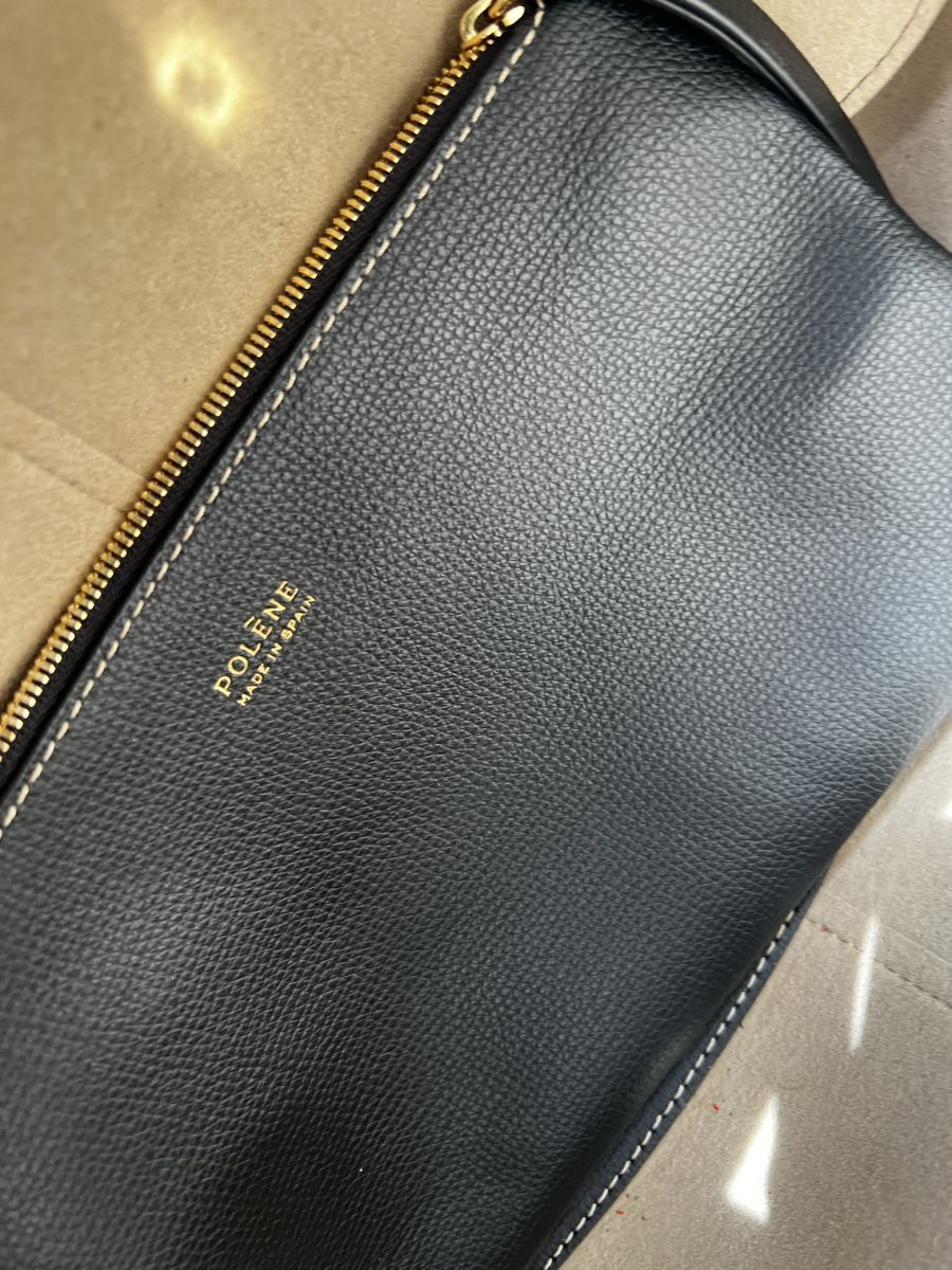 Polène Borse da donna: Big CYME Textured Black with Ecru Stitching – Nuovo (secondo la descrizione) da Rüschlikon venduto da ece_7tnb 3