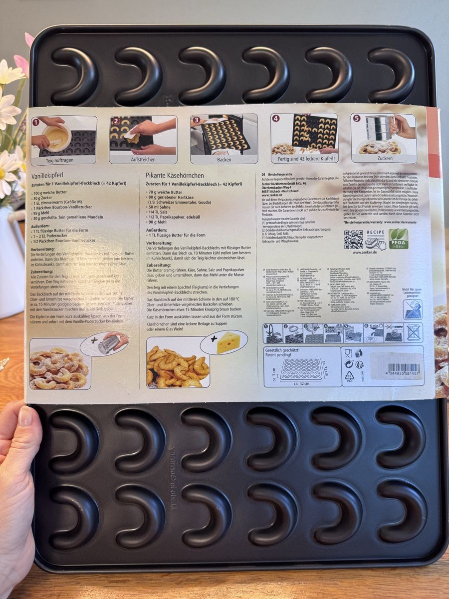 Teglie da forno: Zenker 42er Vanillekipferl Backblech – Usato da Niederbüren venduto da Oetschli 3