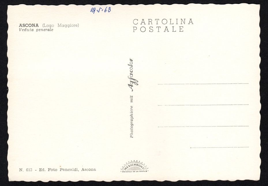 Tutti i francobolli: Maximumkarte Schifffahrt Lago Maggiore - Ascona – Nuovo (secondo la descrizione) da Dottikon venduto da haeusibuh5 1