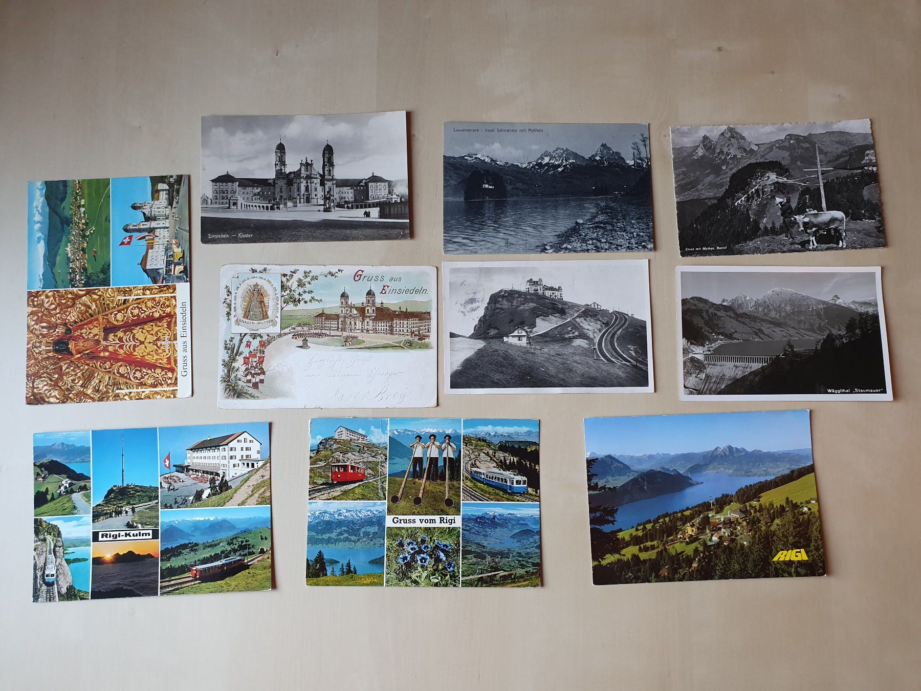 Cartoline postali: 10 x Karten Schwyz ab 1902 – Usato da Stansstad venduto da collectorsshop