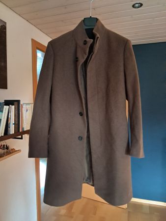 Herren Mantel MNG Man braun Wollmischung Grösse M gebraucht