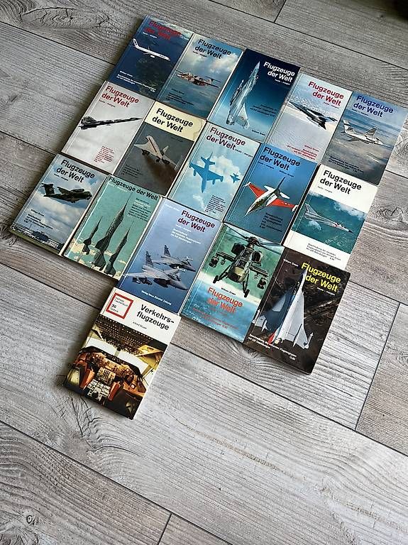 Libri: 16-teiliges Buchset Flugzeuge der Welt – Usato da Zürich venduto da John138 2