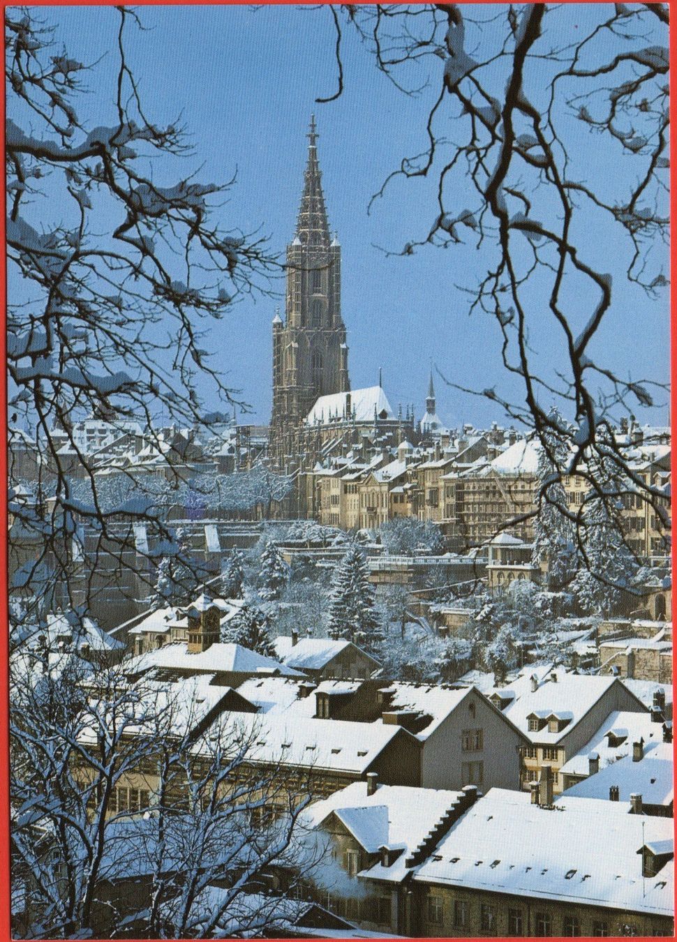 Ansichtskarten: 4 Ansichtskarten BERN Vier Brunnen, Winter, Münster, Bären – Neu (gemäss Beschreibung) aus Jona von philajona 1