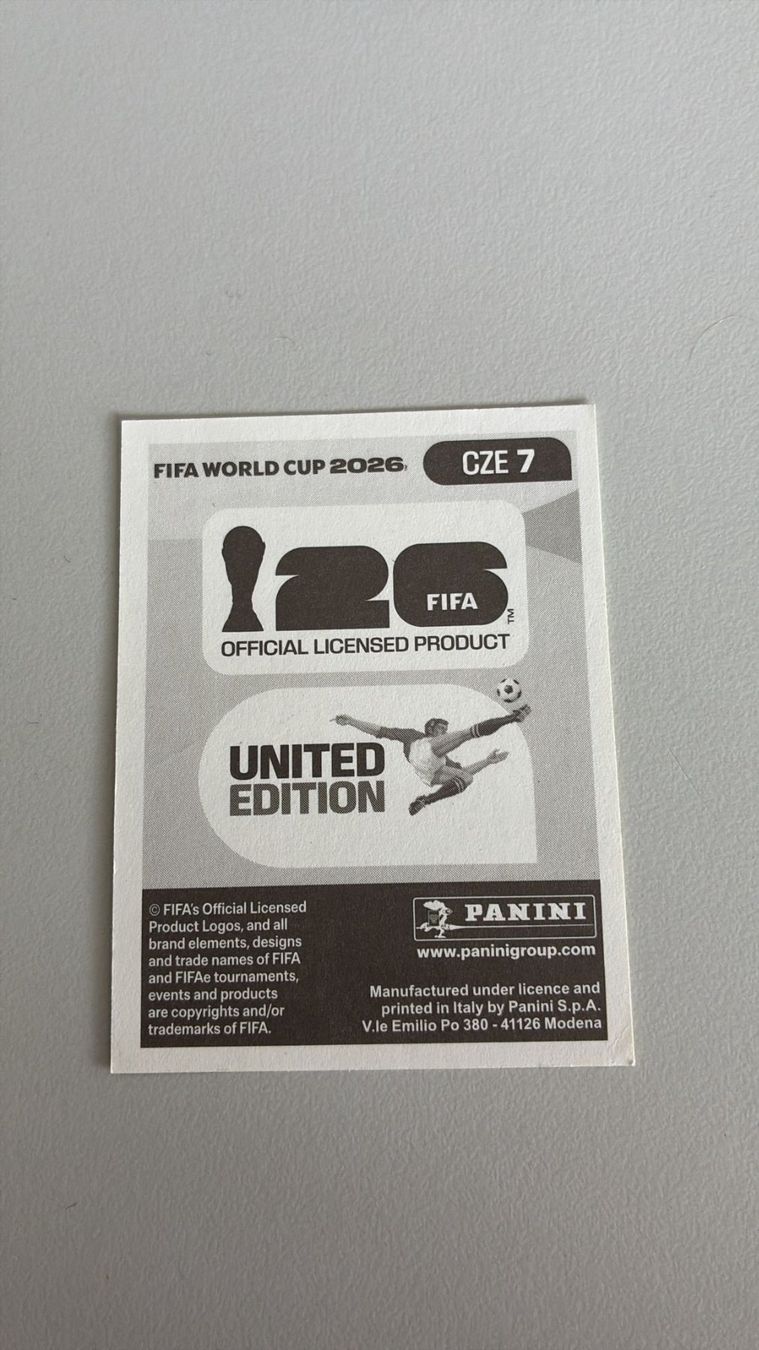 Panini Carte collezionabili: Carte panini 2026 - CZE 7 – Nuovo (secondo la descrizione) da La Neuveville venduto da Ibo2300 1