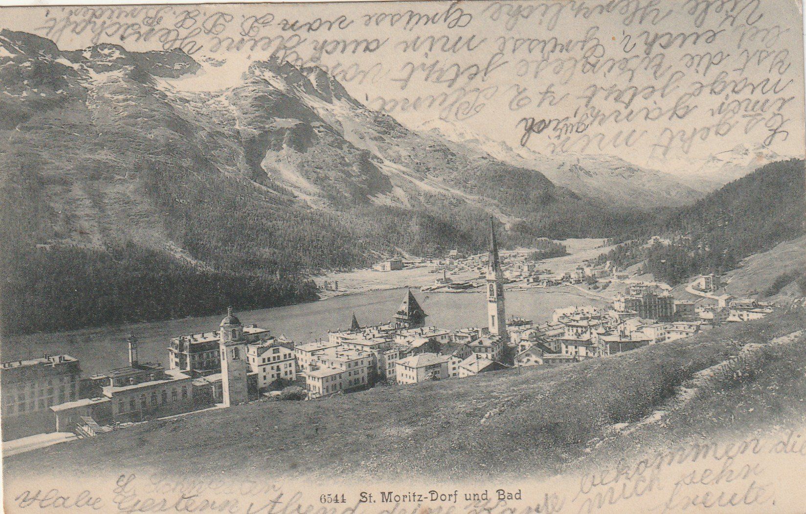 Cartoline postali: St. Moritz Dorf und Bad – Usato da Rorschacherberg venduto da fratovi2
