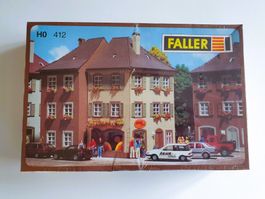 Faller N° 412, Doppelhaus Reformhaus/Fahrschule neu, OVP