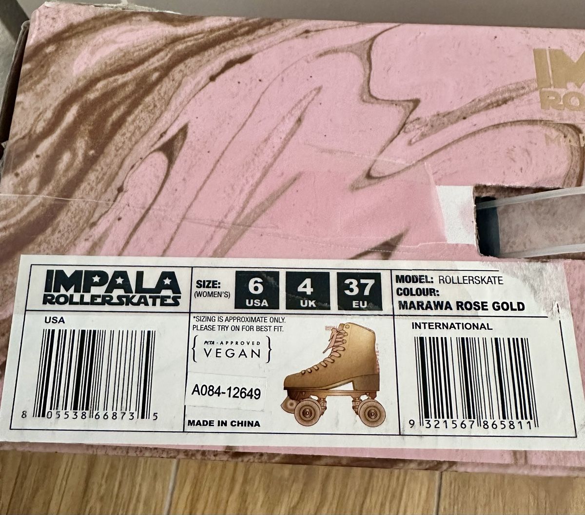 Inline-Skating & Rollschuhe: Impala Rollerskates Marawa Rose Gold Neuwertig  – Neu (gemäss Beschreibung) aus Effretikon von TomeK. 1