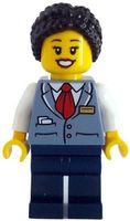 Lego Tram Fahrerin(cty1781) seltene Figur