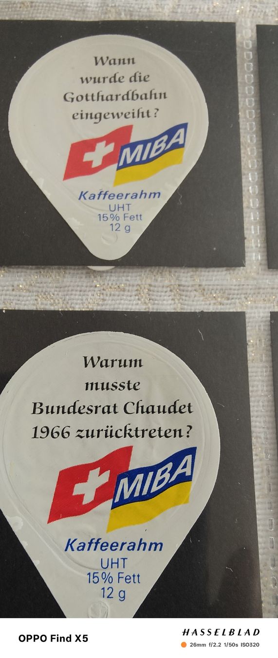 Kaffeerahmdeckel: Kaffeerahmdeckeli – Gebraucht aus Volken von katz5 2