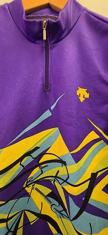 Canottiere & Pantaloni: Maillot velo vintage descent, large – Usato da Sugiez venduto da factorysportoutlet 3