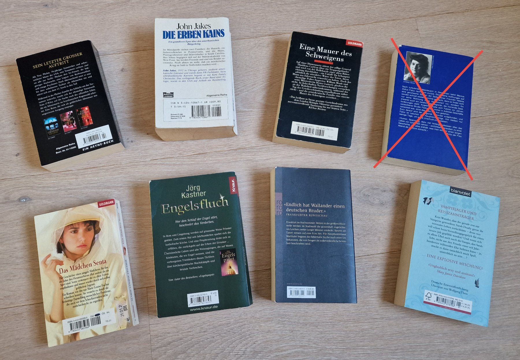 Bücher: Romane und Krimis (Set) 7 Stk – Gebraucht aus Nebikon von Japostyle 1