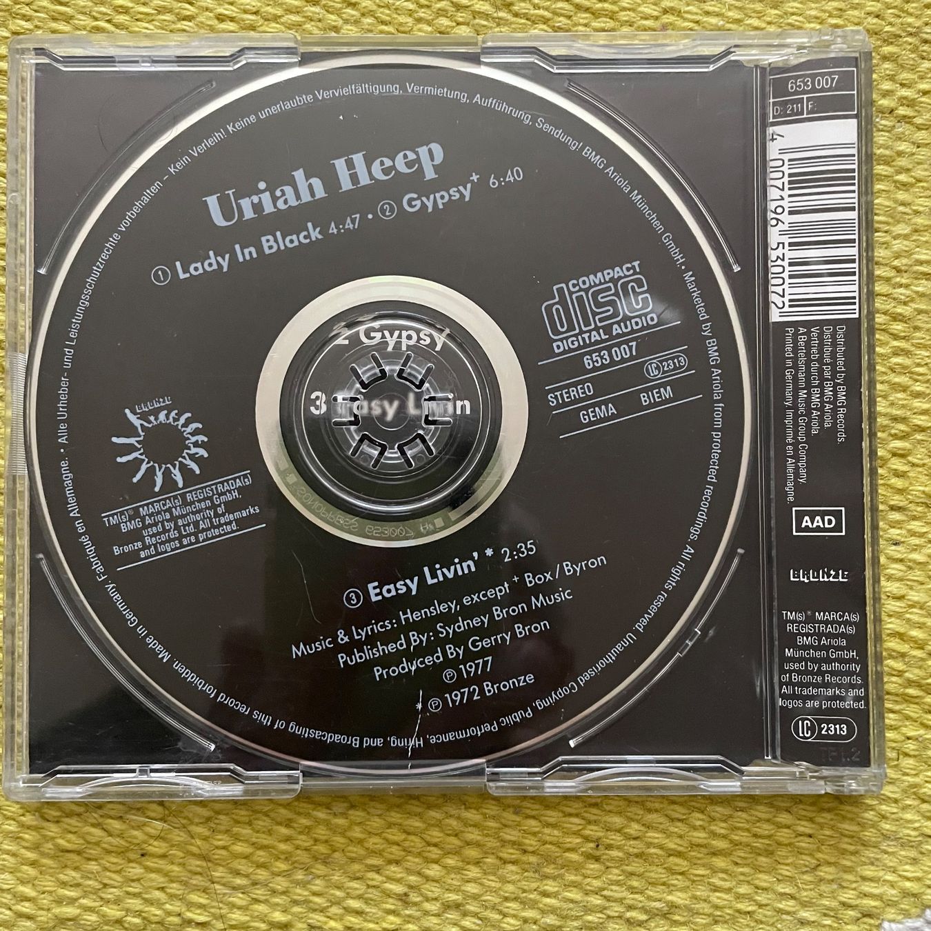 CDs: URIAH HEEP-LADY IN BLACK (SINGLE) – Gebraucht aus Rorschacherberg von CD-Roli 1