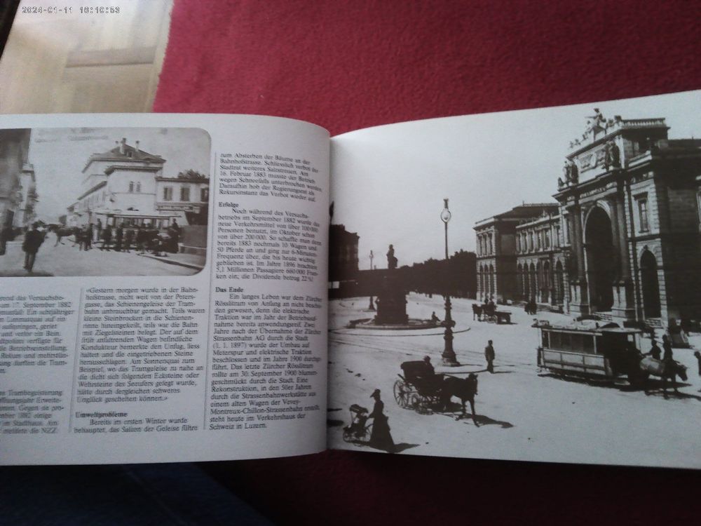 Das Trambuch - 100 Jahre Züri-Tram, (HANSPETER DANUSER )1982 (Gebraucht ...