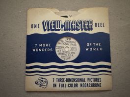 View-Master 3D: Nr. 128 Yellowstone NATIONAL PARK U.S.A.
