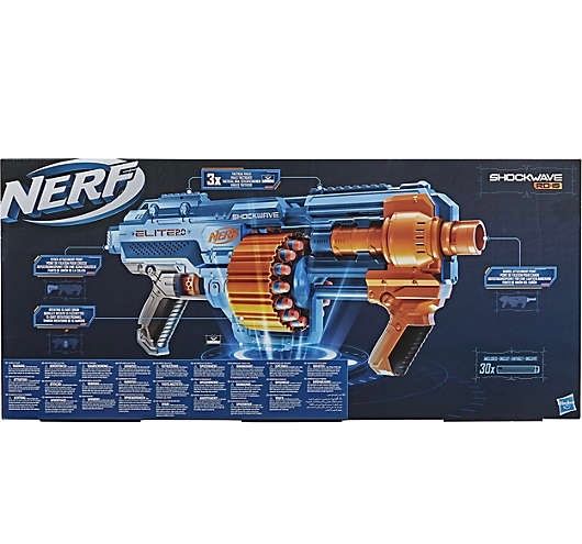 Nerf Giocattoli: Hasbro Nerf Elite 2.0 Shockwave RD-15 – Nuovo (secondo la descrizione) da Basel venduto da Seifehuesli 3