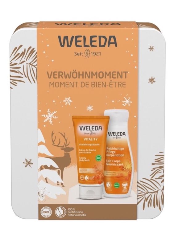 Weleda Sanddorn Körperöl 100ml - Pflegendes Öl Für Trockene Haut Mit Zitrusduft