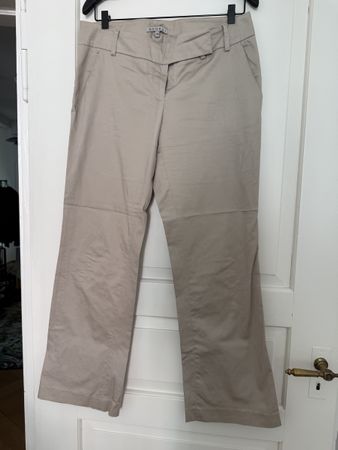 Hose Kookai beige Baumwollgemisch Grösse 40 ungetragen