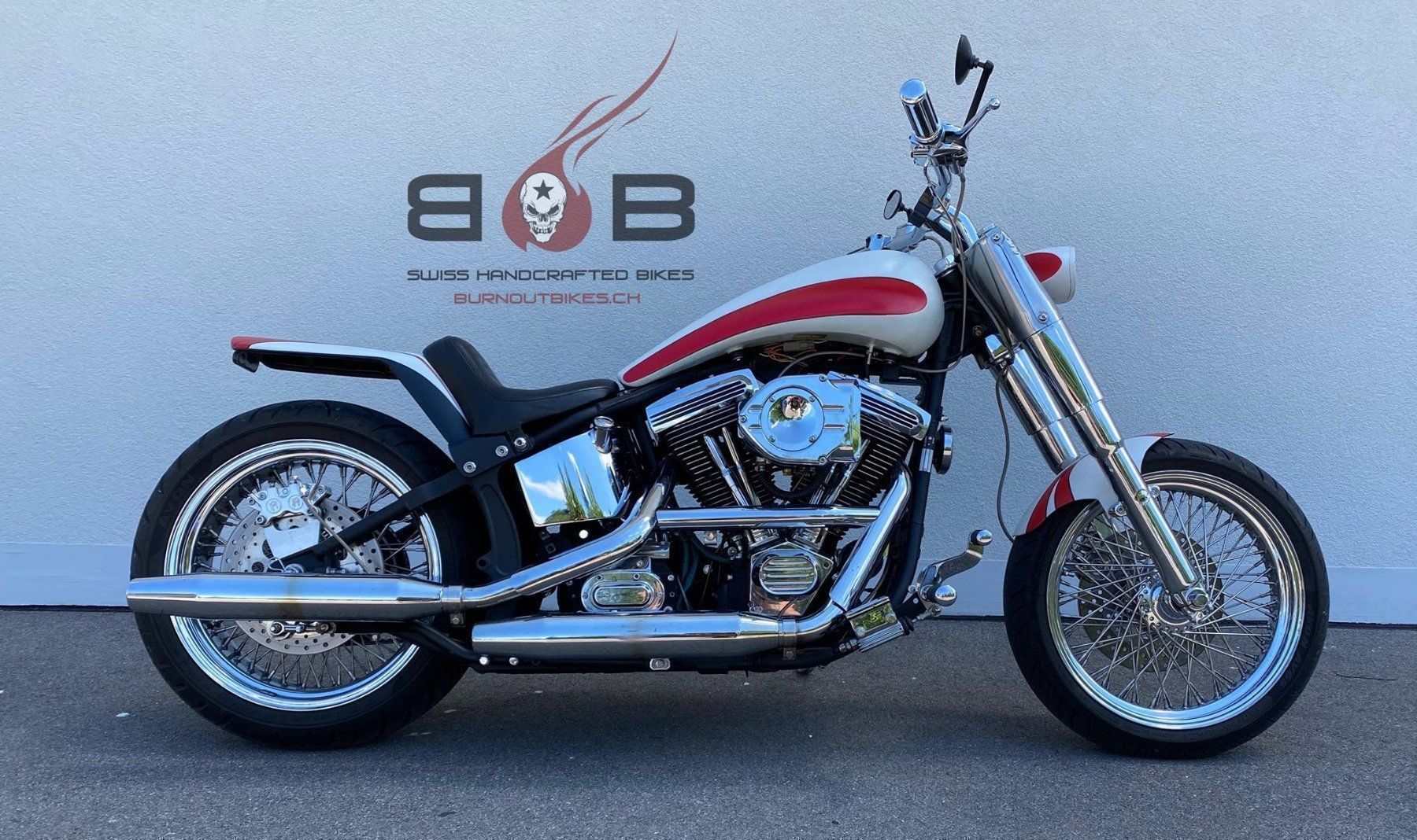 Harley-Davidson Chopper: HARLEY DAVIDSON SOFTAIL EVO CUSTOM – Usato da Sirnach venduto da B.O.B.BIKES 1