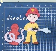 Stanzschablonen-Set  Feuerwehr NEU