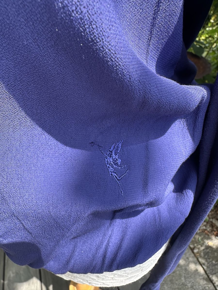 Emily van den Bergh Camicette: EMILY VAN DEN BERGH BLUSE / LANGARM-TOP Gr. 38 Blau – Usato da Baar venduto da AlicjasWunderland 2