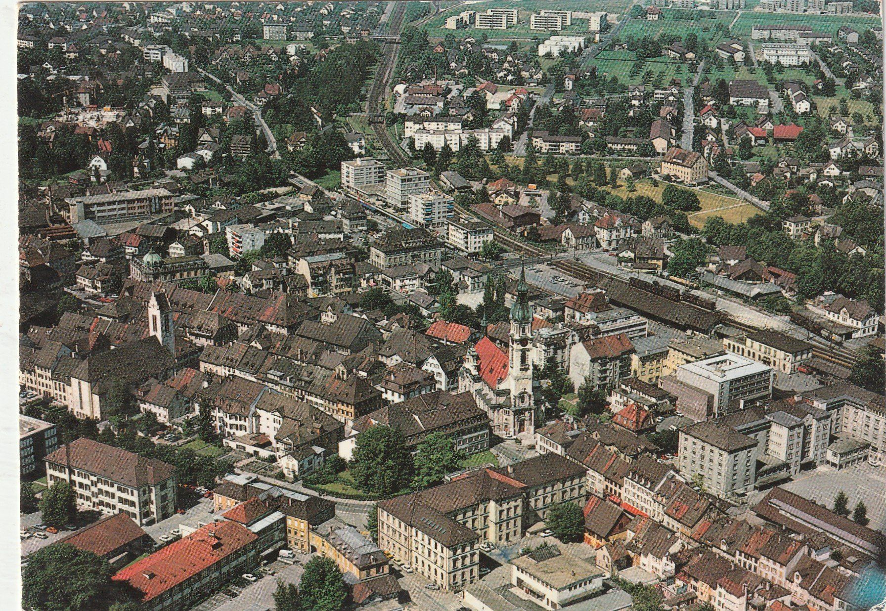 Ansichtskarten: Frauenfeld um 1975 – Gebraucht aus Lumbrein von made02