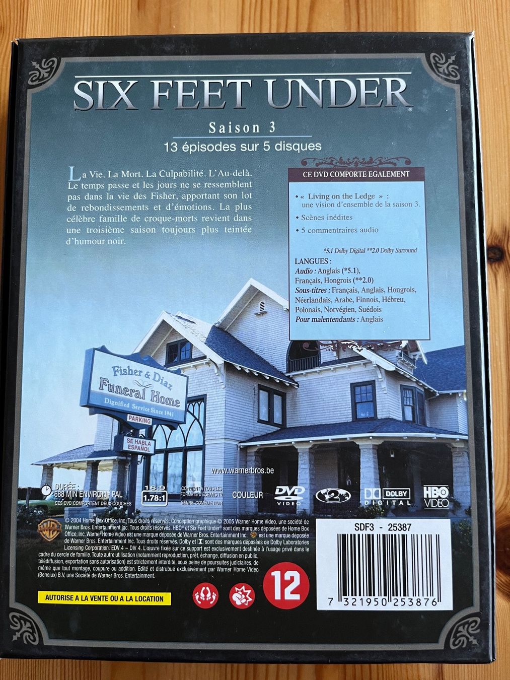 Tutti i DVDs: Six Feet Under Saison 3 – Usato da Zürich venduto da Gurkis 1